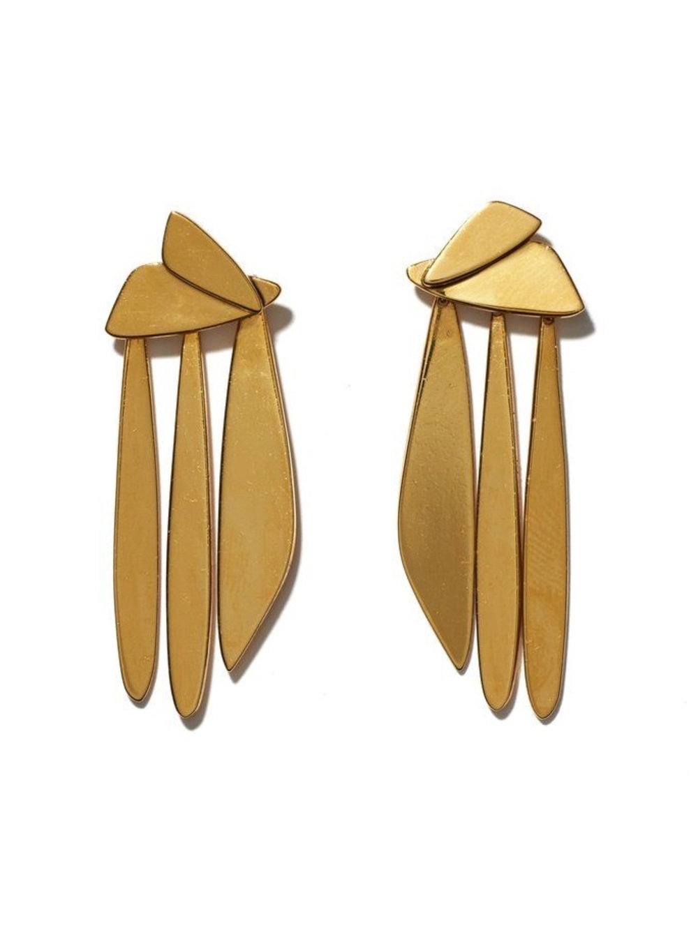 Modern Gold Drop Statement Earrings for Women